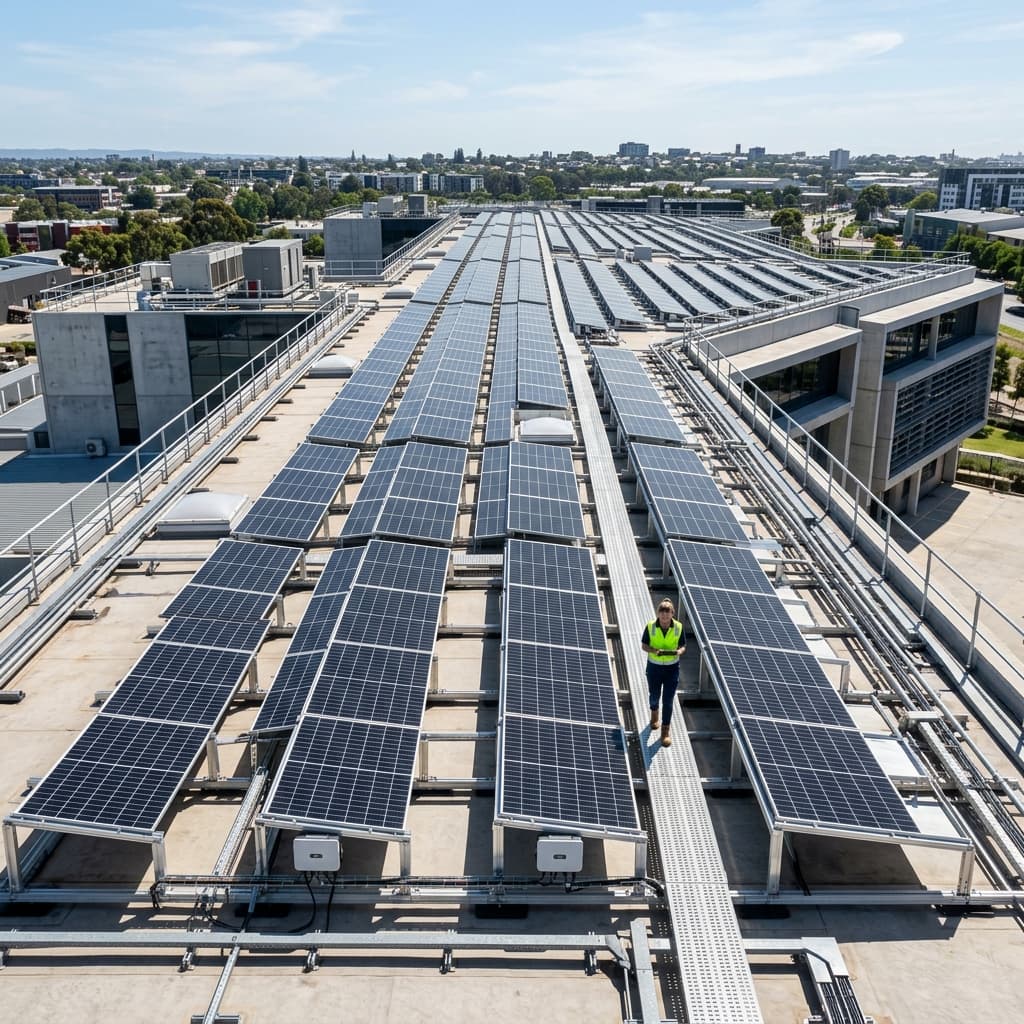 Solar Power Plant Installation